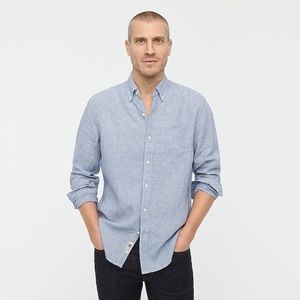 J Crew Slim Baird McNutt Irish linen shirt